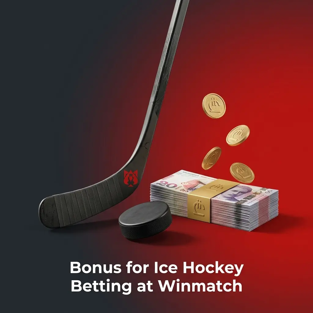 Winmatch sports welcome bonus for ice hockey betting with deposit match offer for NHL and IIHF markets