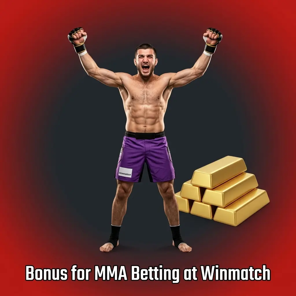 Winmatch MMA betting welcome bonus up to 100% match on first deposit for UFC ONE FC Bellator and PFL markets
