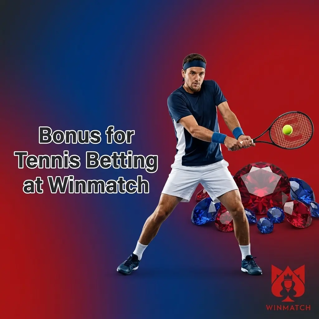 Winmatch 100% Welcome Casino Bonus up to 25000 INR for tennis betting on ATP WTA and ITF tours