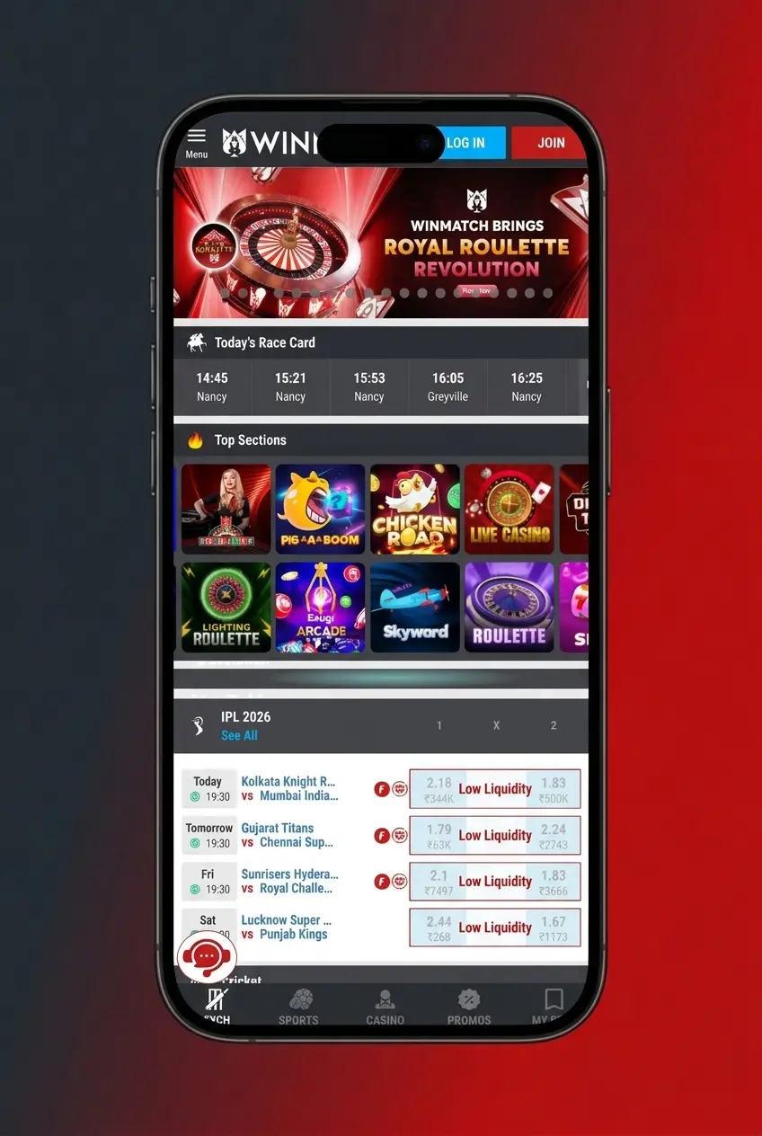 4 simple steps to download and install Winmatch APK on Android device safely from the official platform