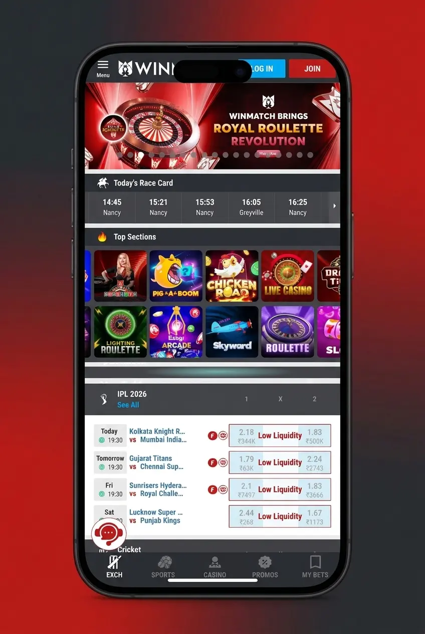 Step-by-step guide on how to play at Winmatch casino including sign up, deposit, and game selection process