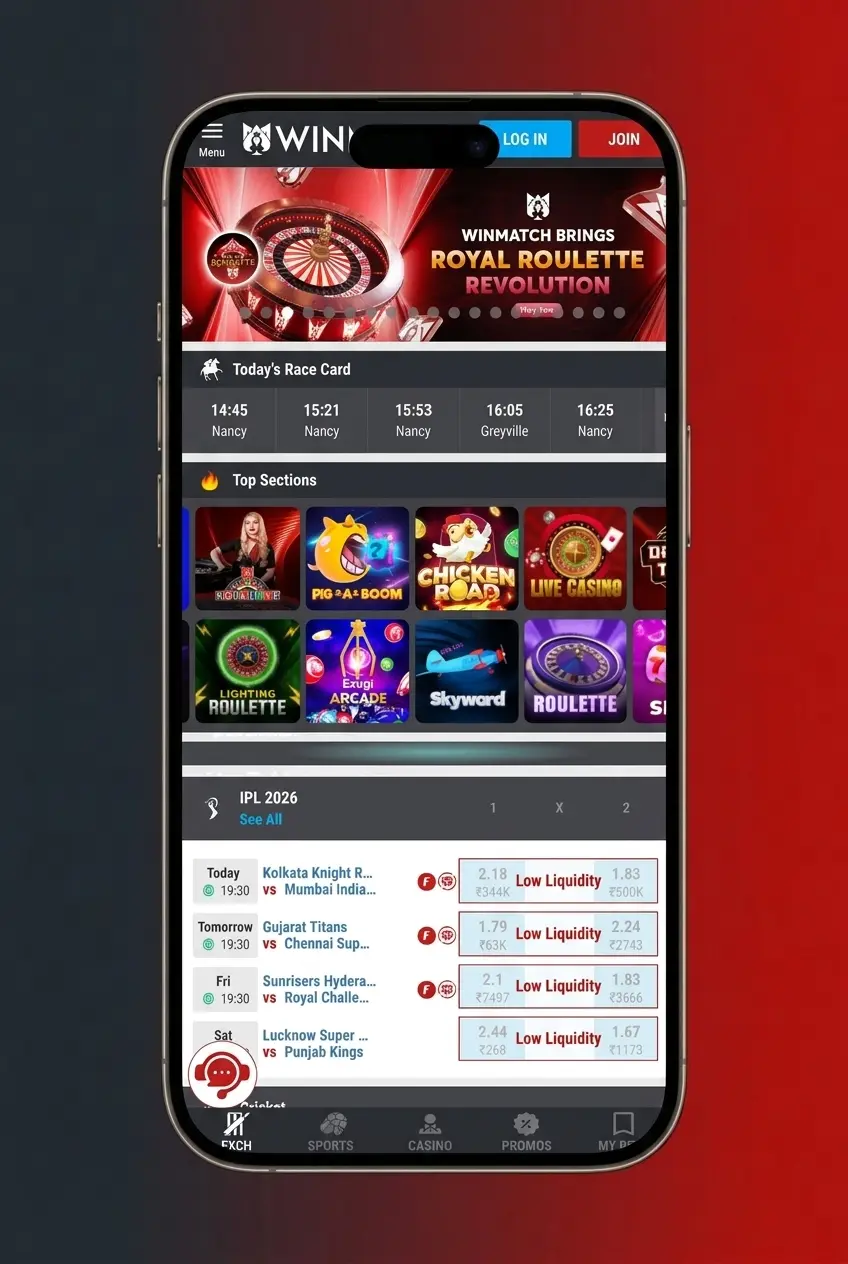 Step-by-step guide on how to place a bet on Winmatch sports betting platform via app or website