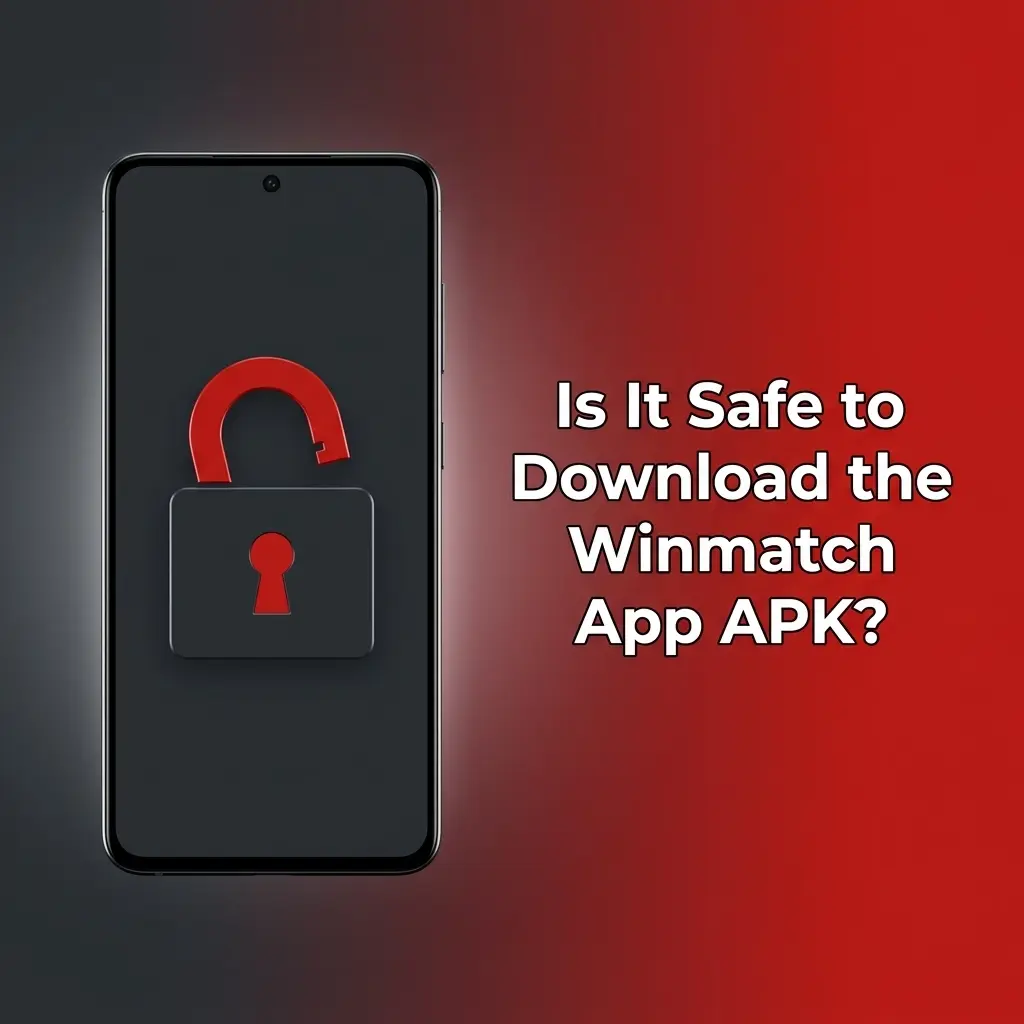 Winmatch app APK download safety featuring SSL encryption, two-factor authentication, and licensed secure gambling platform