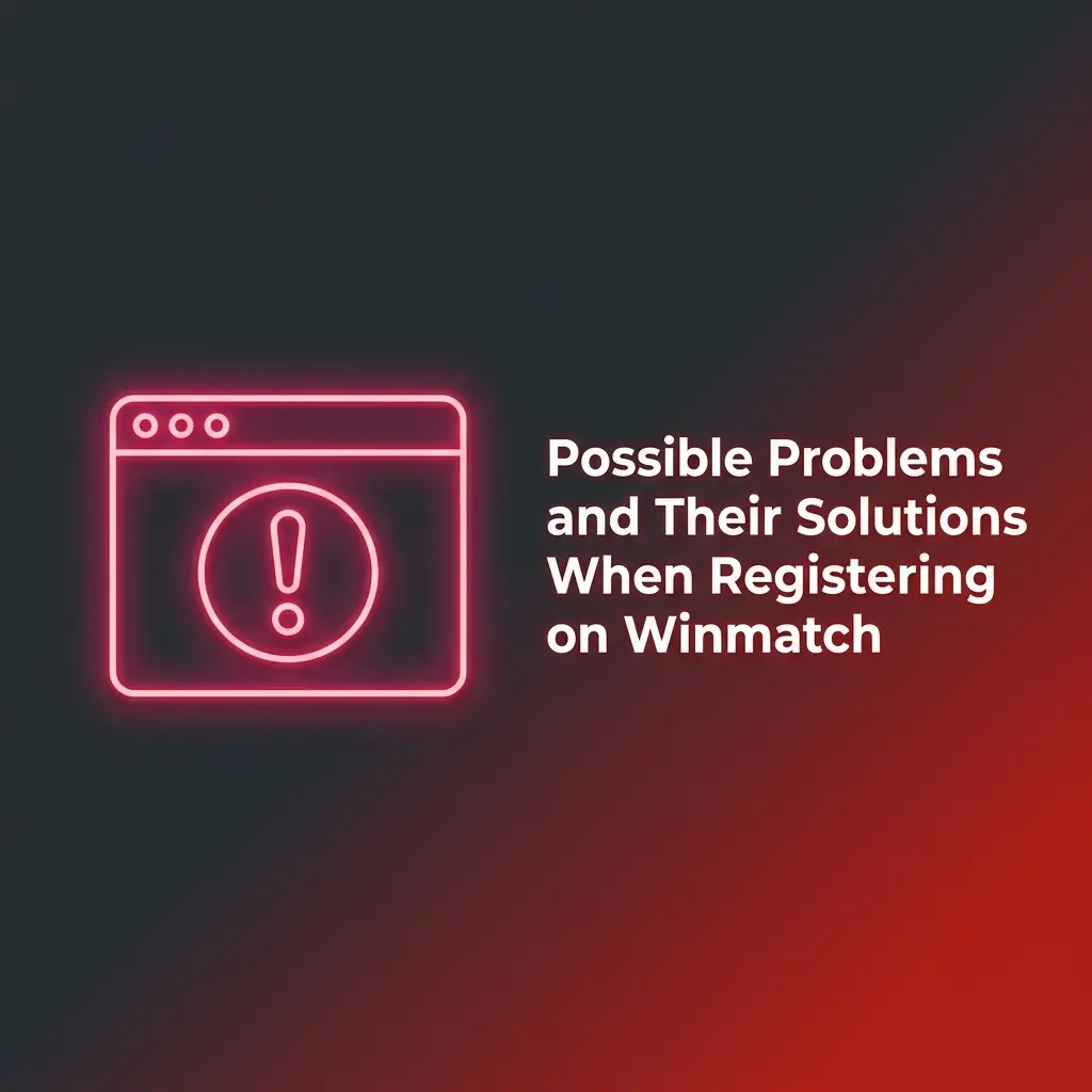 Winmatch registration issues and solutions including OTP errors, verification links, form submission, and bonus problems