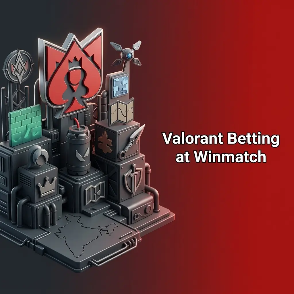 Valorant betting at Winmatch with VCT tournaments, match winner and live betting markets for Indian esports bettors