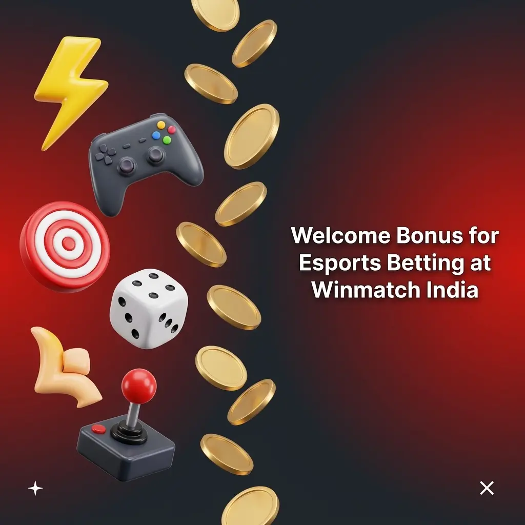 Winmatch India 100% welcome bonus up to 25000 INR for esports betting new player registration steps