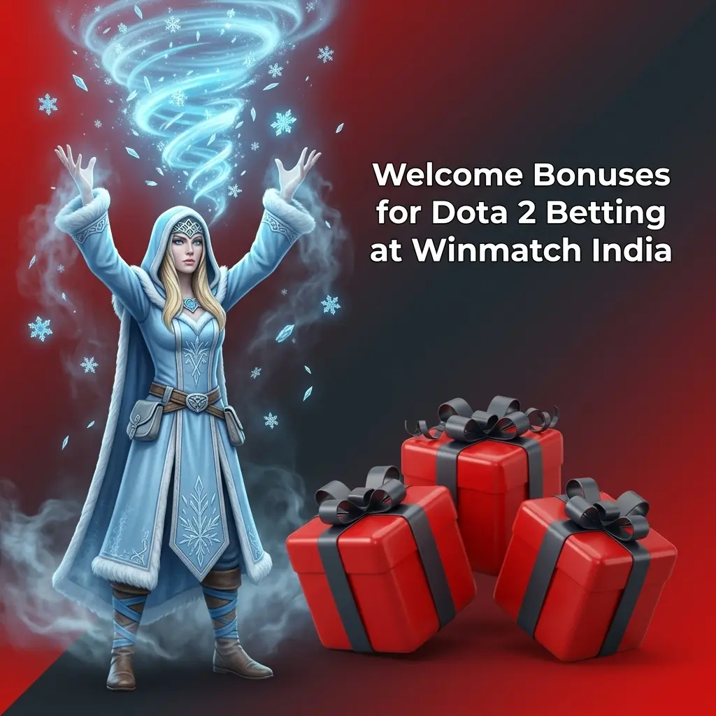 Winmatch India welcome bonus offer for Dota 2 betting with 100% match up to 25,000 INR for new players
