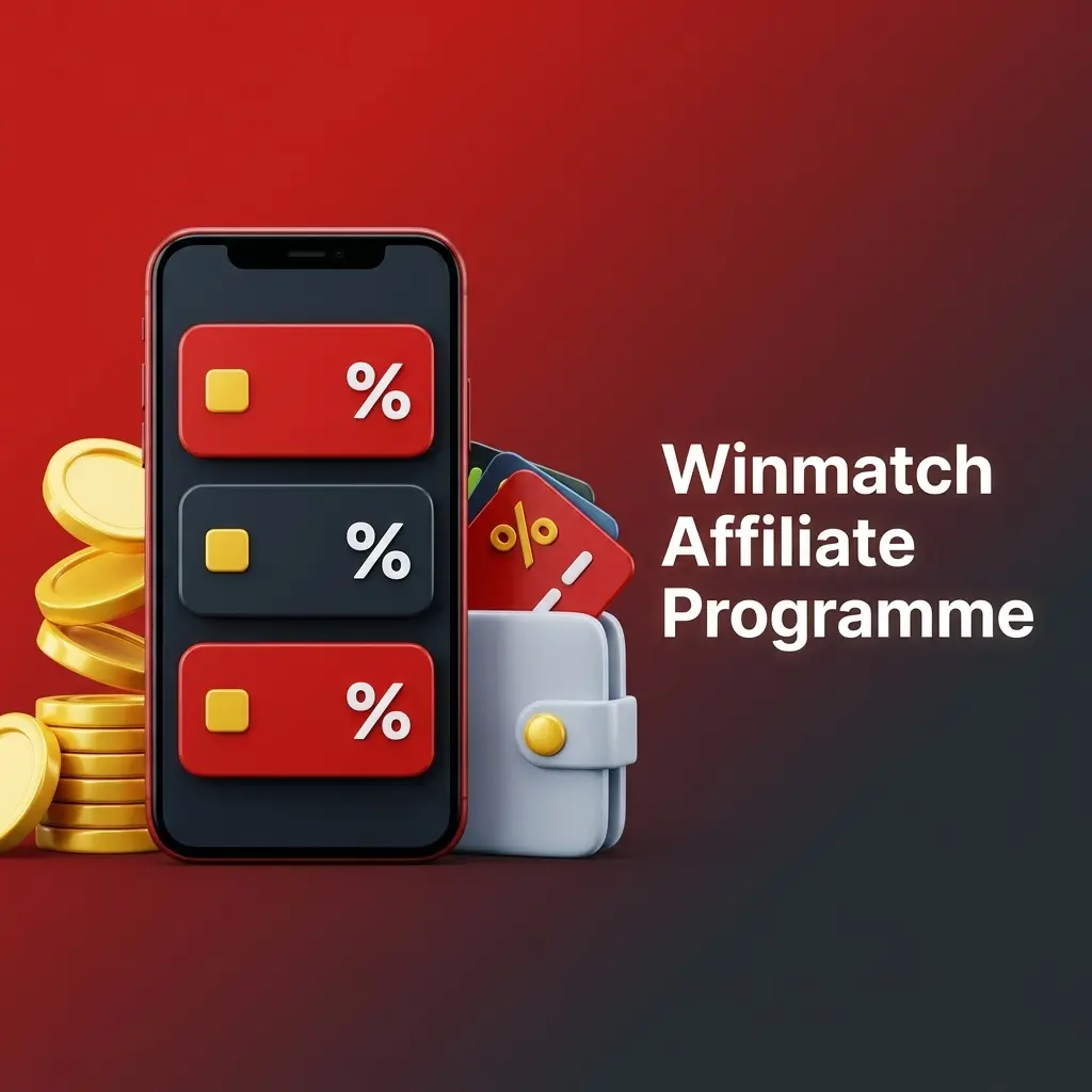 Winmatch affiliate programme dashboard showing referral links, commission tracking, and marketing tools for Indian market partners