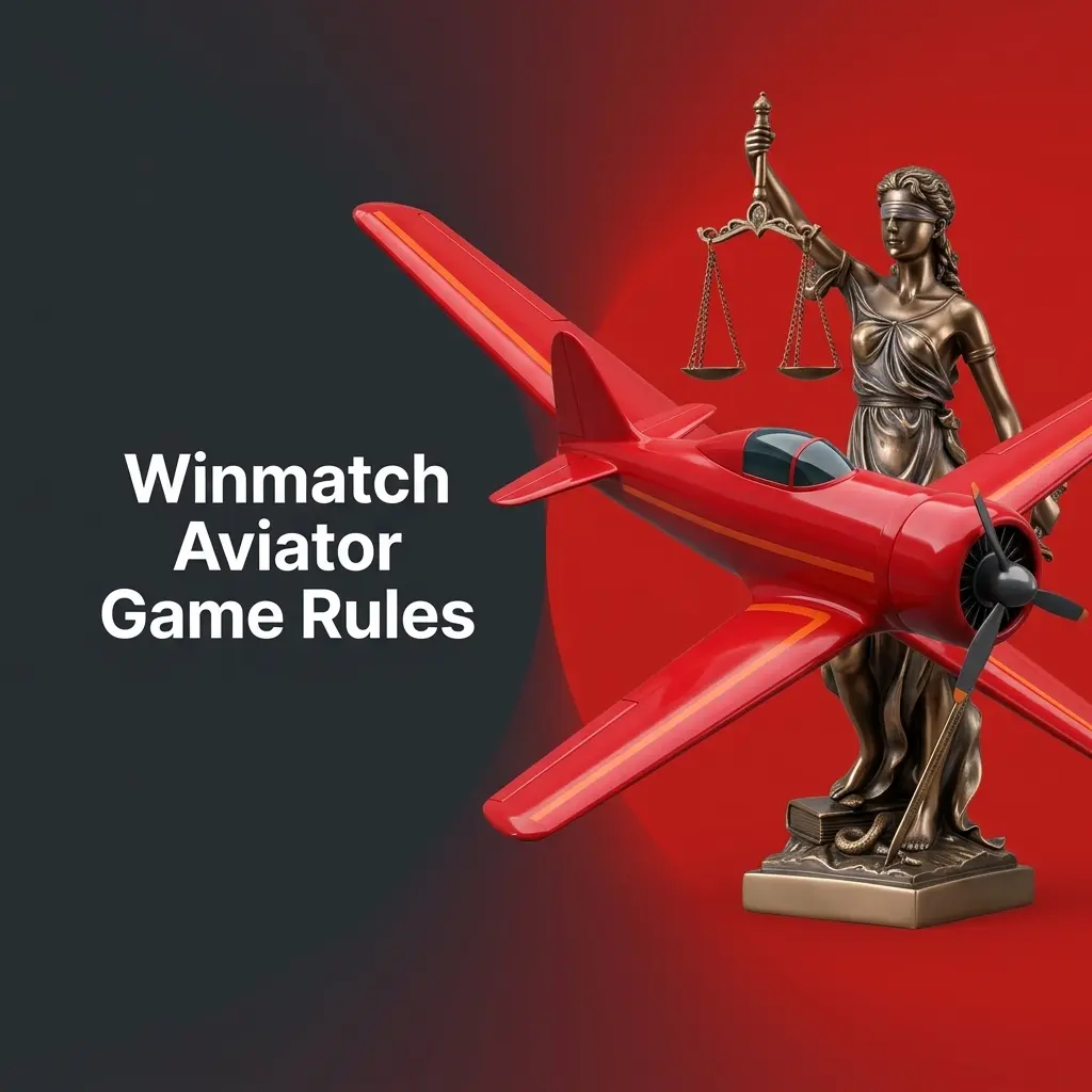 Winmatch Aviator game rules showing bet placement, multiplier climb, and cash out mechanics on Spribe platform