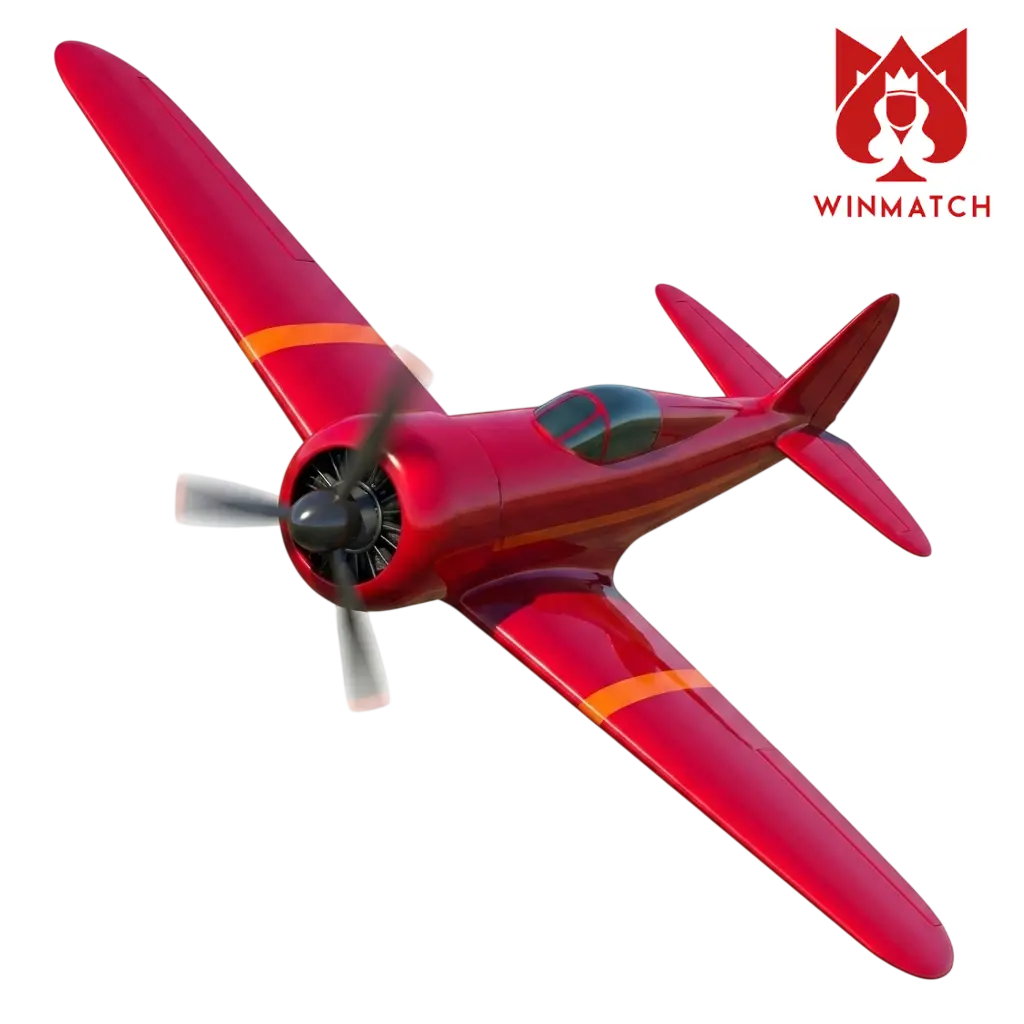 Winmatch Aviator crash game interface showing multiplier prediction gameplay with welcome bonus up to 25000 INR