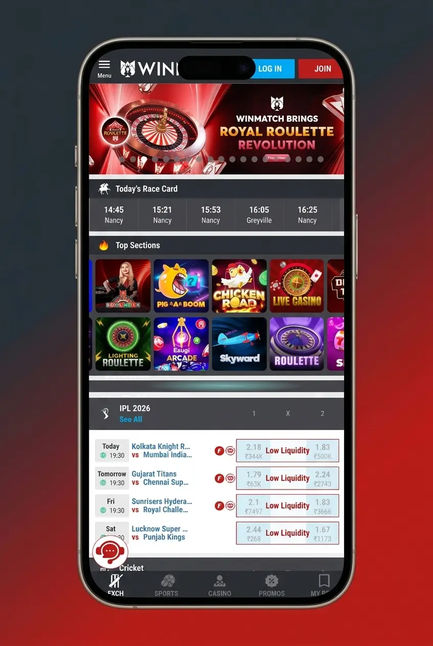 Winmatch APK download and install steps on Android to access Aviator in Crash Games section