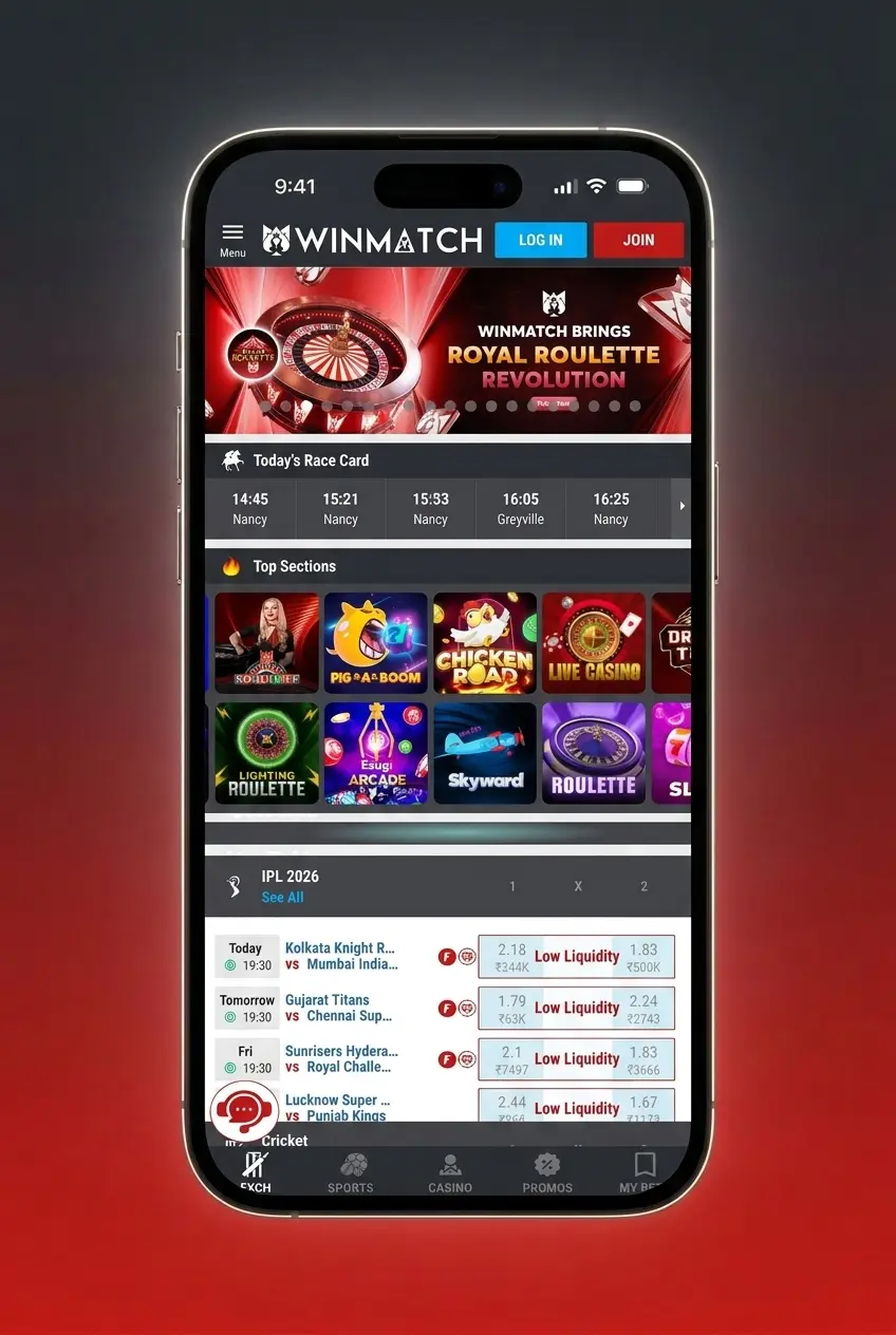 Step-by-step guide on how to claim and use a Winmatch bonus in India using UPI or NetBanking