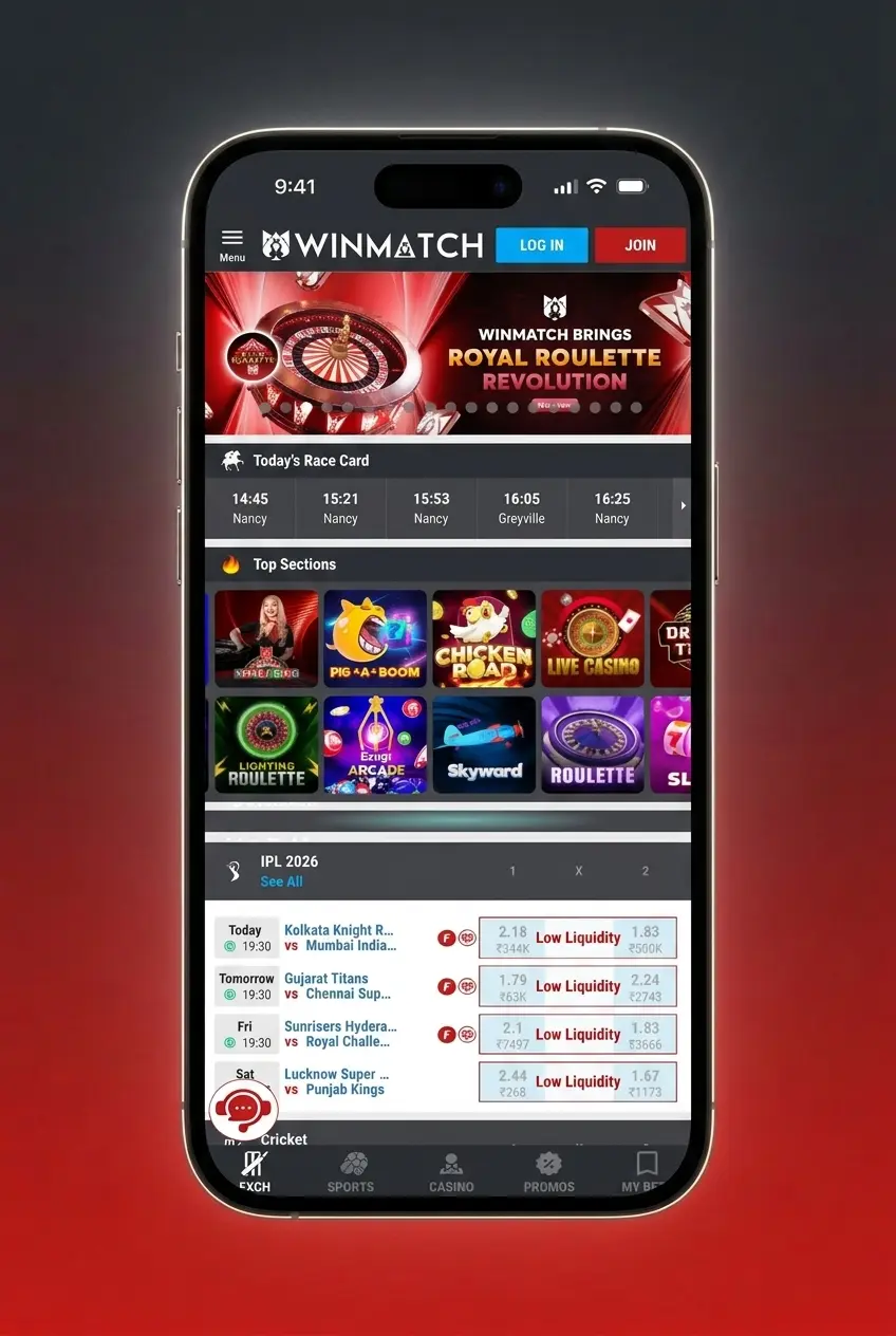Step-by-step guide on how to claim and use a bonus at Winmatch in India in 4 easy steps