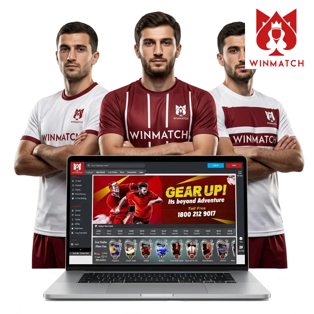Winmatch India official sports betting and online casino platform with 100% welcome bonus up to 25,000 INR