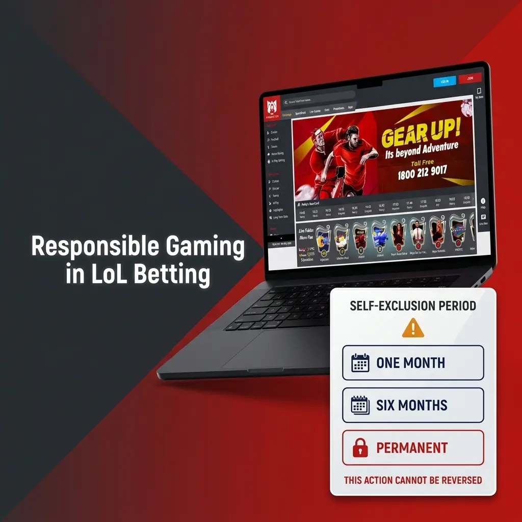 Winmatch responsible gambling tools for LoL betting including deposit limits, loss limits, and self-exclusion options