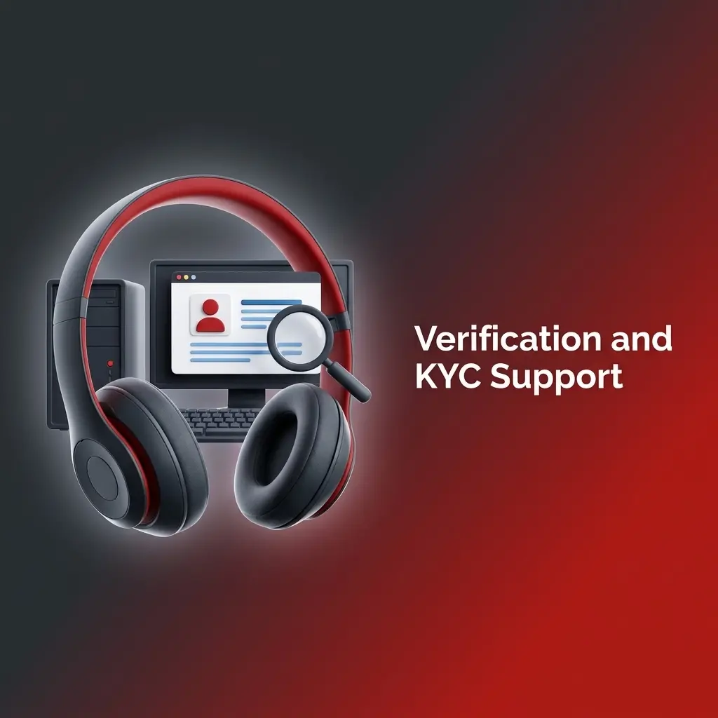 Winmatch KYC verification support showing identity document submission process for account security and withdrawal access