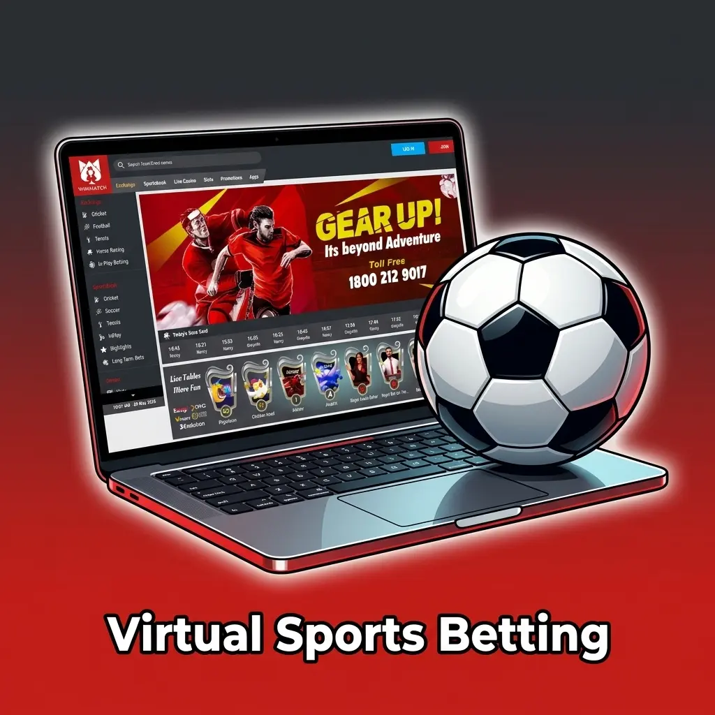 Virtual sports betting on Winmatch featuring football, cricket, horse racing and basketball powered by certified RNG technology